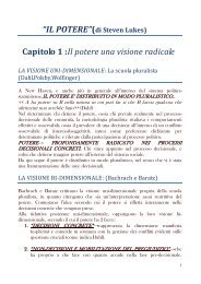 Riassunto Il Potere - Controcampus