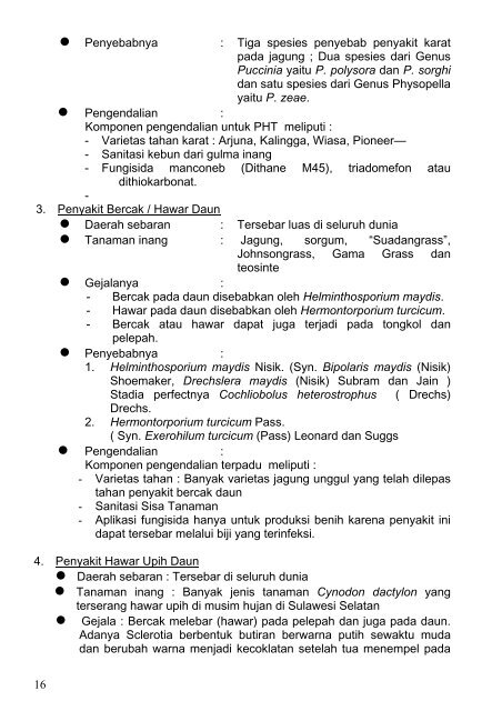 budidaya jagung dengan konsep pengelolaan - PFI 3 P - Badan ...