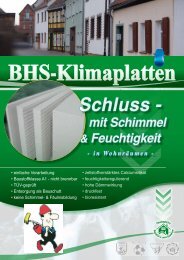 BHS-Klimaplatten - Schreiter & Kroll GmbH