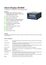 Alarm-Display SD 9648