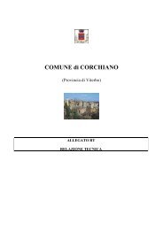 relazione tecnica - Comune di Corchiano