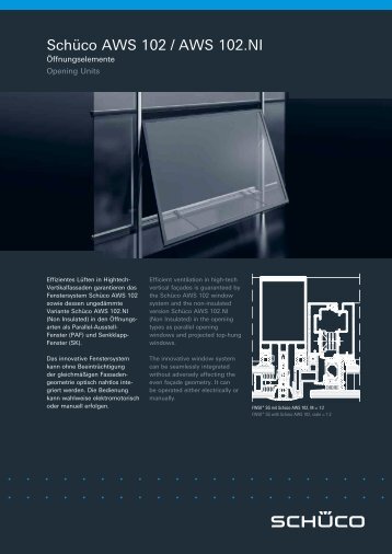 Schüco AWS 102 / AWS 102.NI