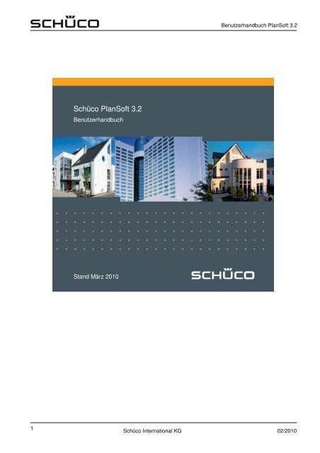 Handbuch Schüco PlanSoft