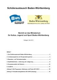 Bericht 2011/2012 von AFS Interkulturelle Begegnungen e.V. an das ...