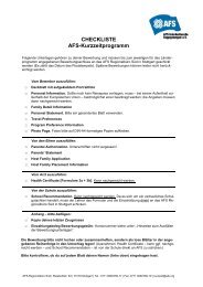 Bewerbungsbogen für Schüler