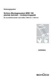 Manual MSE 100 - Schüco