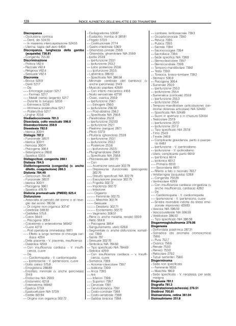 Classificazione delle malattie, dei traumatismi, degli interventi