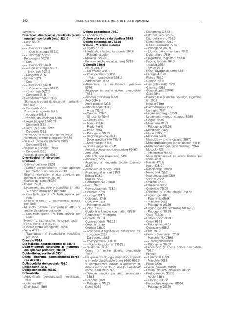 Classificazione delle malattie, dei traumatismi, degli interventi