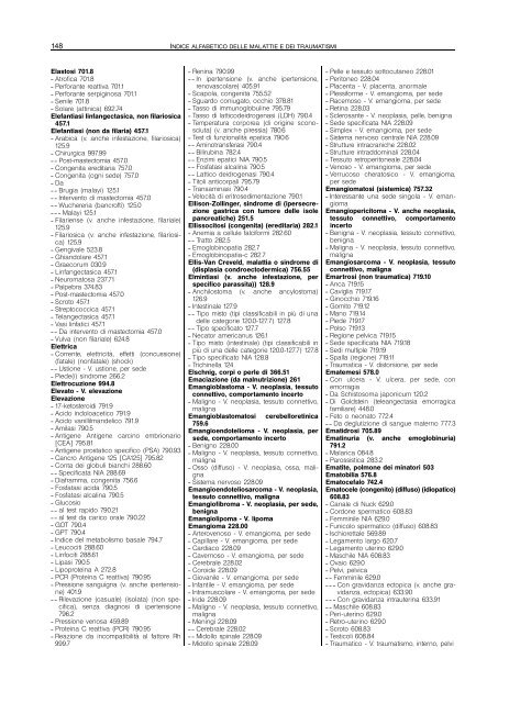 Classificazione delle malattie, dei traumatismi, degli interventi