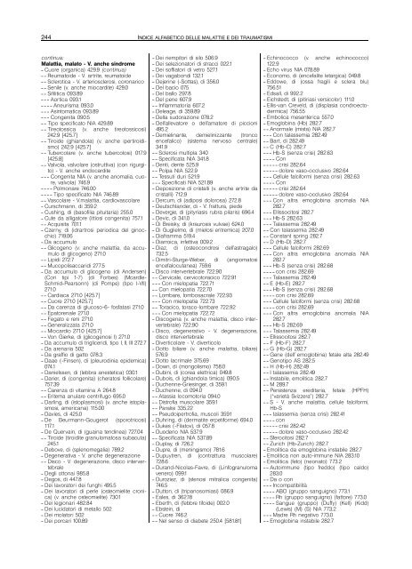 Classificazione delle malattie, dei traumatismi, degli interventi