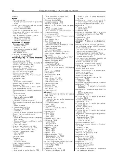 Classificazione delle malattie, dei traumatismi, degli interventi