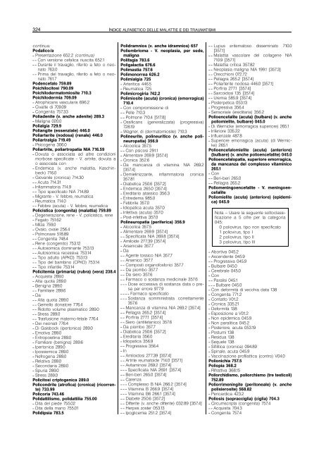 Classificazione delle malattie, dei traumatismi, degli interventi