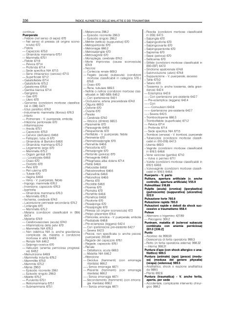 Classificazione delle malattie, dei traumatismi, degli interventi