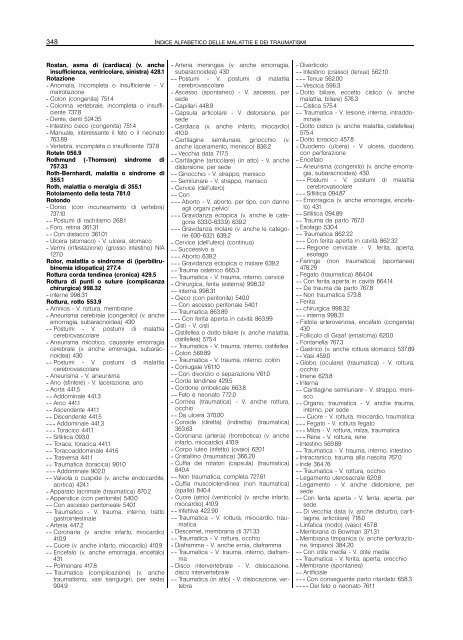 Classificazione delle malattie, dei traumatismi, degli interventi