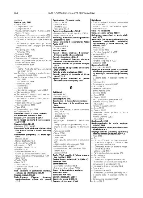 Classificazione delle malattie, dei traumatismi, degli interventi