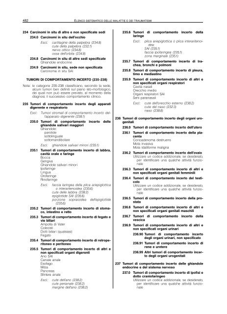 Classificazione delle malattie, dei traumatismi, degli interventi