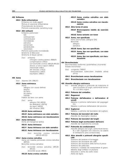 Classificazione delle malattie, dei traumatismi, degli interventi