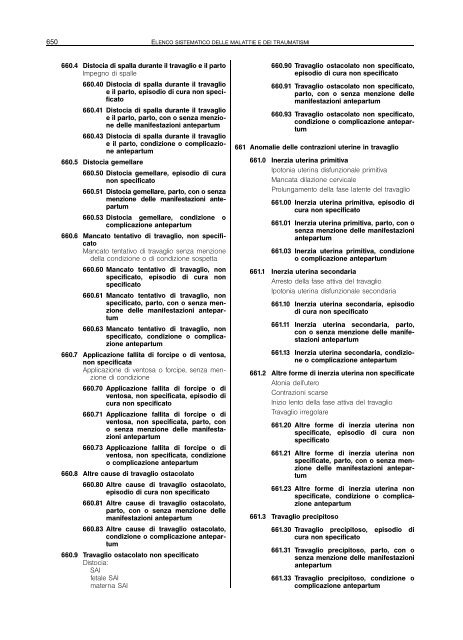 Classificazione delle malattie, dei traumatismi, degli interventi