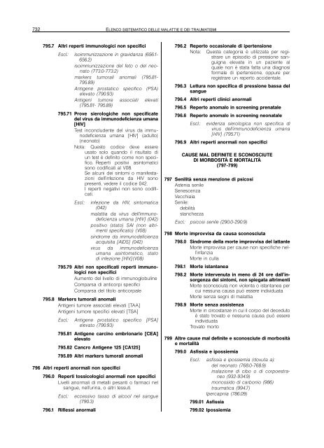 Classificazione delle malattie, dei traumatismi, degli interventi