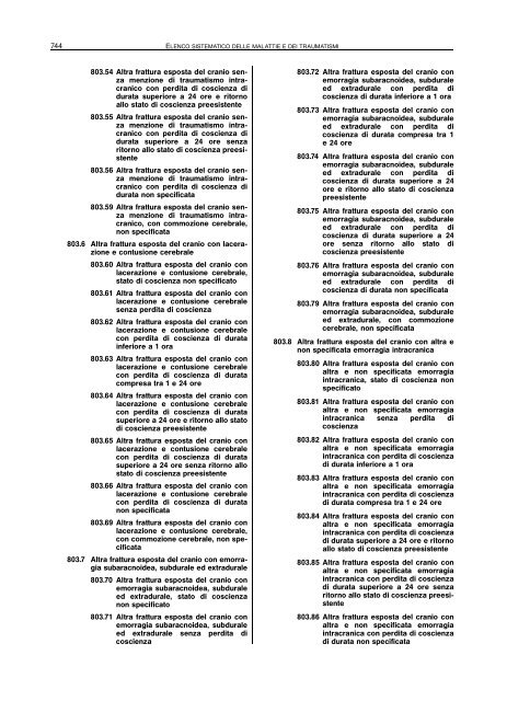 Classificazione delle malattie, dei traumatismi, degli interventi