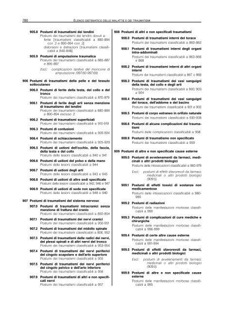 Classificazione delle malattie, dei traumatismi, degli interventi