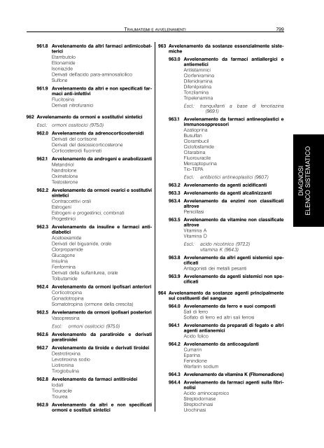 Classificazione delle malattie, dei traumatismi, degli interventi