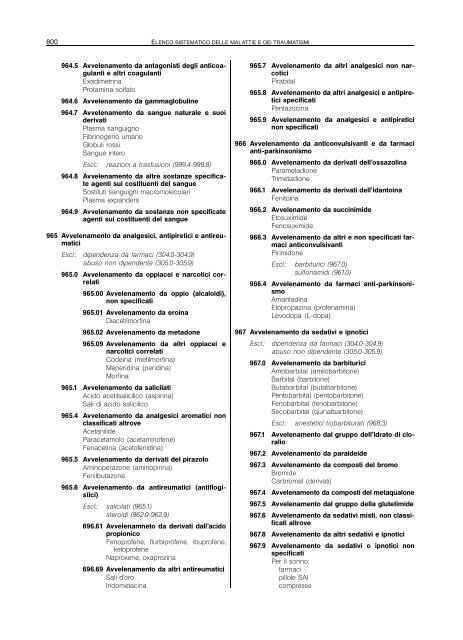 Classificazione delle malattie, dei traumatismi, degli interventi