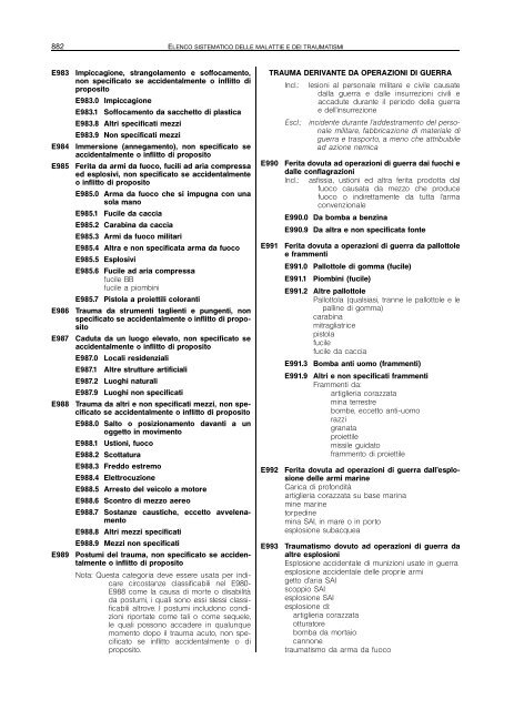 Classificazione delle malattie, dei traumatismi, degli interventi