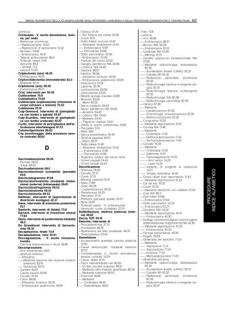 Classificazione delle malattie, dei traumatismi, degli interventi