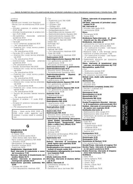 Classificazione delle malattie, dei traumatismi, degli interventi