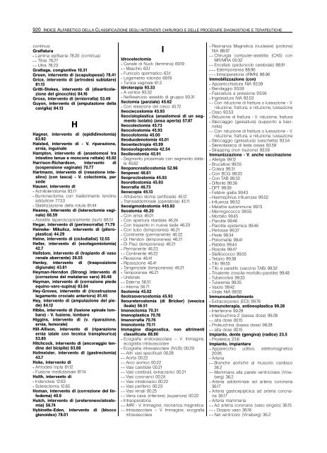 Classificazione delle malattie, dei traumatismi, degli interventi