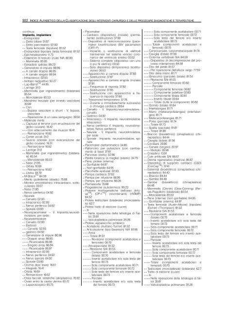 Classificazione delle malattie, dei traumatismi, degli interventi