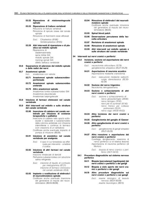 Classificazione delle malattie, dei traumatismi, degli interventi