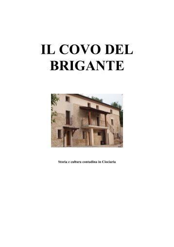 Il Covo del Brigante.pdf - CRAL Banca Popolare di Bergamo