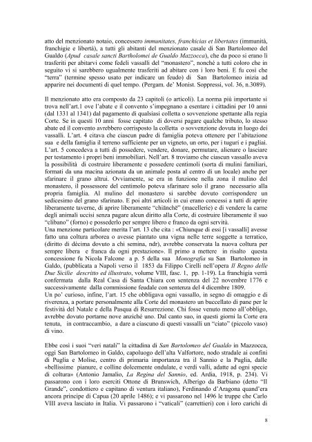 2) Dai Longobardi all'Unità d'Italia - Comune di San Bartolomeo in ...