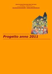 Progetto anno 2011 - Arcidiocesi di Torino