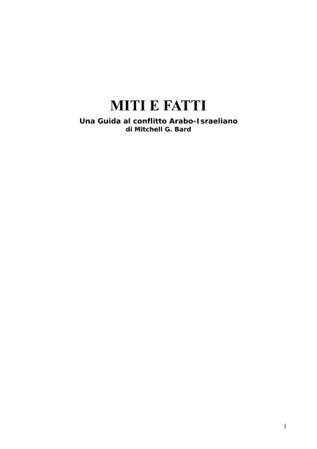 MITI E FATTI - Informazione Corretta