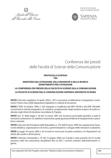 Didattica della Comunicazione Didattica - Simucenter Puglia - Dilos ...