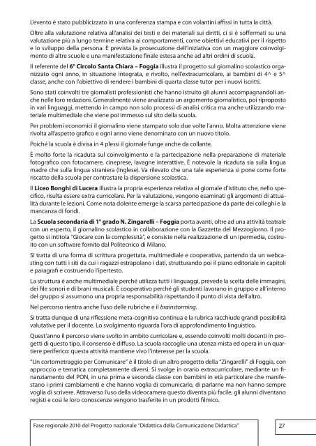 Didattica della Comunicazione Didattica - Simucenter Puglia - Dilos ...