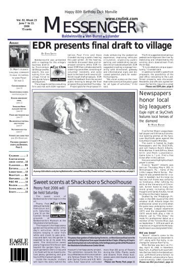 EDR presents final draft to village - Eagle Newspapers