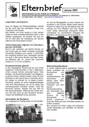 Januar 2007 - Schule Am Thekbusch