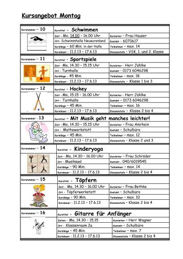 könnt ihr das ausführliche Kursangebot der Schule Fahrenkrön als ...