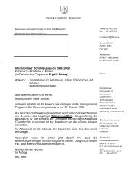 Bezirksregierung Düsseldorf - Düsseldorfer Schulen im Internet