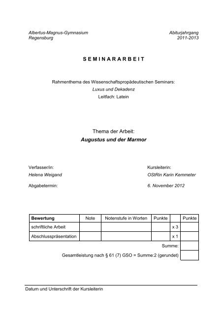 10 - Schulen in Regensburg