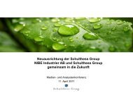 Download Medien- und Analystenpräsentation ... - Schulthess Group