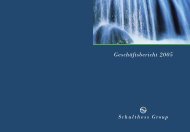 Geschäftsbericht 2005 (PDF) - Schulthess Group