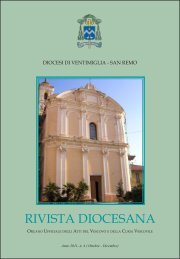 RIVISTA DIOCESANA - Diocesi di Ventimiglia - San Remo