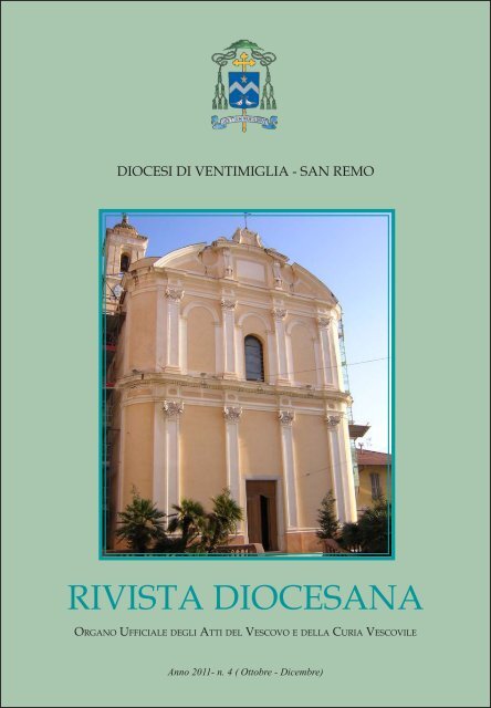 RIVISTA DIOCESANA - Diocesi di Ventimiglia - San Remo