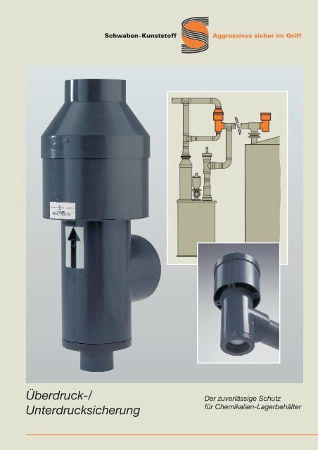 Überdruck-/ Unterdrucksicherung - Schwaben-Kunststoff