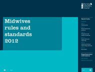 Midwives rules and standards 2012